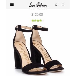 Worn once! Sam Edelman Yaro Block Heel Sandal